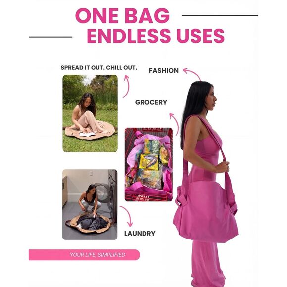 Toted Pink Bag - Picture 1 of 5